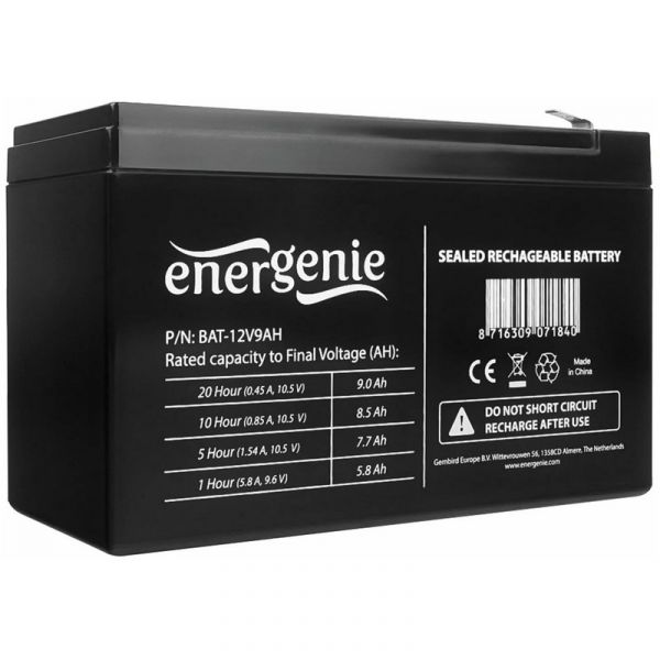 Аккумулятор для ИБП Energenie BAT-12V9AH 12 В 9 Ач