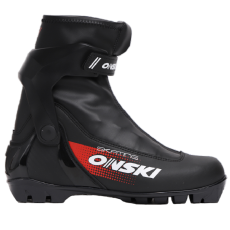 Ботинки для беговых лыж ONSKI SKATE S86523 черный/красный 38 р.