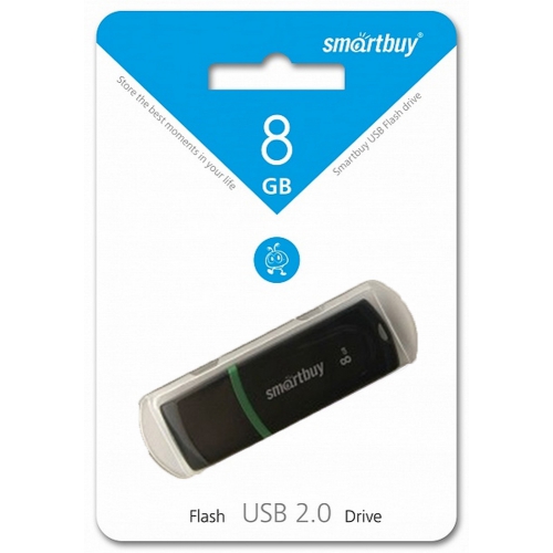 Флешка SmartBuy 8 Gb Paean Black