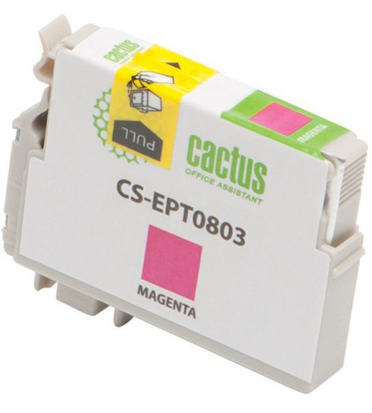 Картридж для принтера и МФУ Cactus CS-EPT0803 Magenta