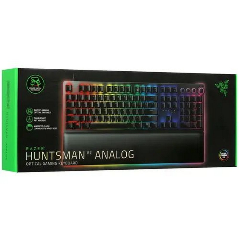 Клавиатура проводная Razer Huntsman V2 Analog [rz03-03931300-r3r1] черный