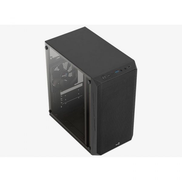 Корпус AeroCool CS-107 Mini-Tower черный -A-BK-V1