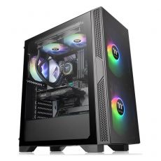 Корпус Thermaltake Versa T25 Tempered Glass mid-tower черный CA-1R5-00M1WN-00