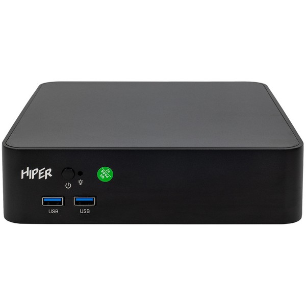 Неттоп HIPER Activebox S8 [AS8-I5124R16N5WPB], Intel Core i5 12400, DDR4 16 Гб, Intel UHD Graphics 730, 512Гб, Windows 10 Professional