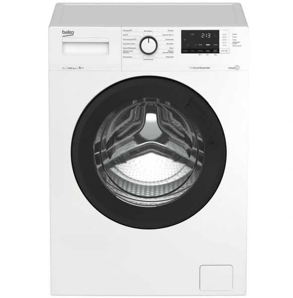 Стиральная машина BEKO WSRE7612XAWI фронтальная 7 кг белый