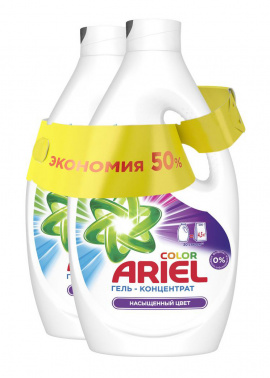 Гель для стирки Ariel Color 2 шт. 1,95 л.